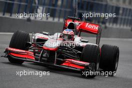 10.02.2010 Jerez, Spain,  Jenson Button (GBR), McLaren Mercedes, MP4-25 - Formula 1 Testing, Jerez, Spain