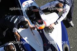 19.02.2010 Jerez, Spain,  Nico Hulkenberg (GER), Williams F1 Team, FW32, detail - Formula 1 Testing, Jerez, Spain