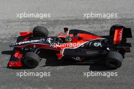 19.02.2010 Jerez, Spain,  Lucas di Grassi (BRA), Virgin Racing VR-01 - Formula 1 Testing, Jerez, Spain
