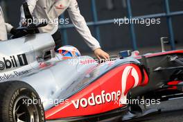 19.02.2010 Jerez, Spain,  Jenson Button (GBR), McLaren Mercedes - Formula 1 Testing, Jerez, Spain