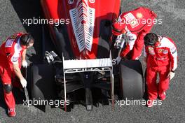 19.02.2010 Jerez, Spain,  Fernando Alonso (ESP), Scuderia Ferrari, F10, detail - Formula 1 Testing, Jerez, Spain