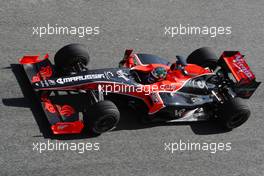 19.02.2010 Jerez, Spain,  Lucas di Grassi (BRA), Virgin Racing VR-01 - Formula 1 Testing, Jerez, Spain