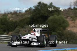 20.02.2010 Jerez, Spain,  Kamui Kobayashi (JAP), BMW Sauber F1 Team, C29 - Formula 1 Testing, Jerez, Spain