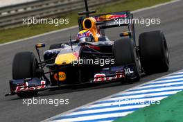 20.02.2010 Jerez, Spain,  Mark Webber (AUS), Red Bull Racing, RB6 - Formula 1 Testing, Jerez, Spain