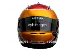18.02.2010 Jerez, Spain,  Fairuz Fauzy (MAL), Test Driver, Lotus F1 Team helmet - Formula 1 Testing, Jerez, Spain