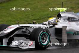18.02.2010 Jerez, Spain,  Nico Rosberg (GER), Mercedes GP Petronas, W01 - Formula 1 Testing, Jerez, Spain
