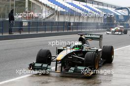 18.02.2010 Jerez, Spain,  Heikki Kovalainen (FIN), Lotus F1 Team, T127 - Formula 1 Testing, Jerez, Spain