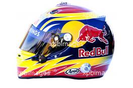 18.02.2010 Jerez, Spain,  Jaime Alguersuari (ESP), Scuderia Toro Rosso helmet - Formula 1 Testing, Jerez, Spain