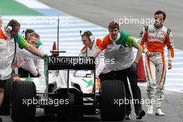 18.02.2010 Jerez, Spain,  Vitantonio Liuzzi (ITA), Force India F1 Team, VJM-03 - Formula 1 Testing, Jerez, Spain