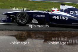 18.02.2010 Jerez, Spain,  Rubens Barrichello (BRA), Williams F1 Team, FW32 - Formula 1 Testing, Jerez, Spain