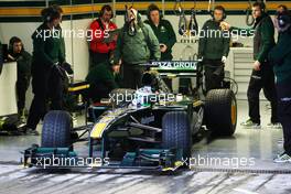 18.02.2010 Jerez, Spain,  Heikki Kovalainen (FIN), Lotus F1 Team, T127- Formula 1 Testing, Jerez, Spain
