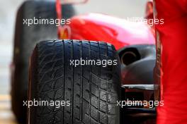 17.02.2010 Jerez, Spain,  A wet Bridgestone tyre - Formula 1 Testing, Jerez, Spain