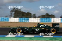 17.02.2010 Jerez, Spain,  Fairuz Fauzy (MAL), Test Driver, Lotus F1 Team, T127 - Formula 1 Testing, Jerez, Spain