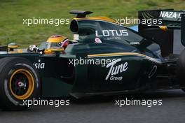 17.02.2010 Jerez, Spain,  Fairuz Fauzy (MAL), Test Driver, Lotus F1 Team, T127- Formula 1 Testing, Jerez, Spain