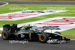 08.10.2010 Suzuka, Japan,  Heikki Kovalainen (FIN), Lotus F1 Team - Formula 1 World Championship, Rd 16, Japanese Grand Prix, Friday Practice