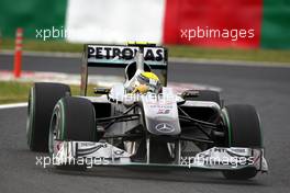 08.10.2010 Suzuka, Japan,  Nico Rosberg (GER), Mercedes GP Petronas - Formula 1 World Championship, Rd 16, Japanese Grand Prix, Friday Practice