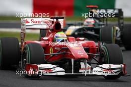 08.10.2010 Suzuka, Japan,  Felipe Massa (BRA), Scuderia Ferrari, F10 - Formula 1 World Championship, Rd 16, Japanese Grand Prix, Friday Practice