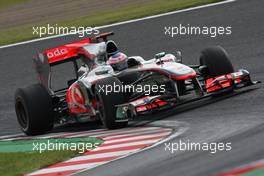 08.10.2010 Suzuka, Japan,  Jenson Button (GBR), McLaren Mercedes  - Formula 1 World Championship, Rd 16, Japanese Grand Prix, Friday Practice