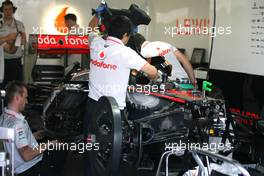08.10.2010 Suzuka, Japan,  Car of Lewis Hamilton (GBR), McLaren Mercedes  - Formula 1 World Championship, Rd 16, Japanese Grand Prix, Friday Practice