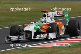 08.10.2010 Suzuka, Japan,  Adrian Sutil (GER), Force India F1 Team  - Formula 1 World Championship, Rd 16, Japanese Grand Prix, Friday Practice