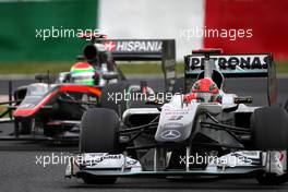 08.10.2010 Suzuka, Japan,  Michael Schumacher (GER), Mercedes GP Petronas, W01 - Formula 1 World Championship, Rd 16, Japanese Grand Prix, Friday Practice