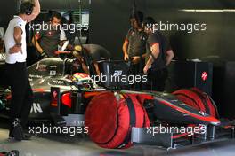 08.10.2010 Suzuka, Japan,  Sakon Yamamoto (JPN), Hispania Racing F1 Team HRT  - Formula 1 World Championship, Rd 16, Japanese Grand Prix, Friday Practice