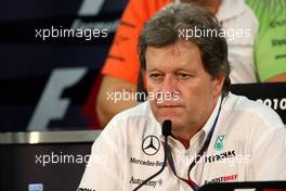 08.10.2010 Suzuka, Japan,  Norbert Haug (GER), Mercedes, Motorsport chief - Formula 1 World Championship, Rd 16, Japanese Grand Prix, Friday Press Conference