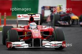 08.10.2010 Suzuka, Japan,  Fernando Alonso (ESP), Scuderia Ferrari, F10 - Formula 1 World Championship, Rd 16, Japanese Grand Prix, Friday Practice