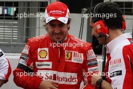 10.10.2010 Suzuka, Japan,  Fernando Alonso (ESP), Scuderia Ferrari - Formula 1 World Championship, Rd 16, Japanese Grand Prix, Sunday Pre-Race Grid