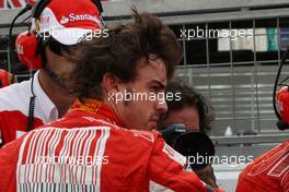 10.10.2010 Suzuka, Japan,  Fernando Alonso (ESP), Scuderia Ferrari - Formula 1 World Championship, Rd 16, Japanese Grand Prix, Sunday Pre-Race Grid