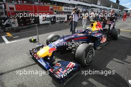 10.10.2010 Suzuka, Japan,  Mark Webber (AUS), Red Bull Racing - Formula 1 World Championship, Rd 16, Japanese Grand Prix, Sunday Pre-Race Grid