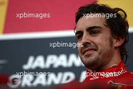 10.10.2010 Suzuka, Japan,  Fernando Alonso (ESP), Scuderia Ferrari - Formula 1 World Championship, Rd 16, Japanese Grand Prix, Sunday Podium