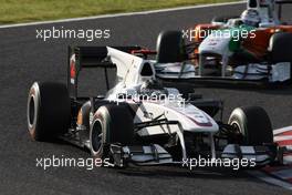 10.10.2010 Suzuka, Japan,  Nick Heidfeld (GER), Test Driver, Mercedes GP Petronas - Formula 1 World Championship, Rd 16, Japanese Grand Prix, Sunday Race