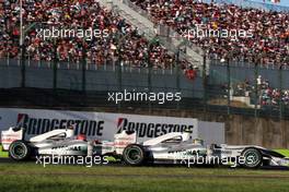 10.10.2010 Suzuka, Japan,  Michael Schumacher (GER), Mercedes GP Petronas, Nico Rosberg (GER), Mercedes GP Petronas - Formula 1 World Championship, Rd 16, Japanese Grand Prix, Sunday Race