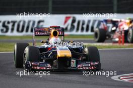 10.10.2010 Suzuka, Japan,  Sebastian Vettel (GER), Red Bull Racing - Formula 1 World Championship, Rd 16, Japanese Grand Prix, Sunday Race
