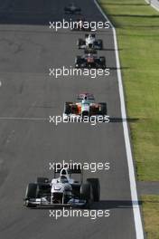 10.10.2010 Suzuka, Japan,  Nick Heidfeld (GER), BMW Sauber F1 Team sauber F1 Team  - Formula 1 World Championship, Rd 16, Japanese Grand Prix, Sunday Race