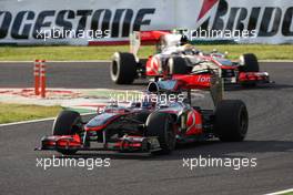 10.10.2010 Suzuka, Japan,  Jenson Button (GBR), McLaren Mercedes - Formula 1 World Championship, Rd 16, Japanese Grand Prix, Sunday Race