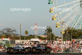 10.10.2010 Suzuka, Japan,  Michael Schumacher (GER), Mercedes GP Petronas, Nico Rosberg (GER), Mercedes GP Petronas - Formula 1 World Championship, Rd 16, Japanese Grand Prix, Sunday Race