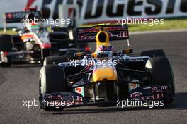 10.10.2010 Suzuka, Japan,  Mark Webber (AUS), Red Bull Racing - Formula 1 World Championship, Rd 16, Japanese Grand Prix, Sunday Race