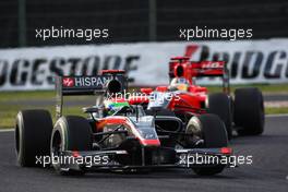 10.10.2010 Suzuka, Japan,  Sakon Yamamoto (JPN), Hispania Racing F1 Team HRT - Formula 1 World Championship, Rd 16, Japanese Grand Prix, Sunday Race