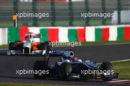 10.10.2010 Suzuka, Japan,  Rubens Barrichello (BRA), Williams F1 Team - Formula 1 World Championship, Rd 16, Japanese Grand Prix, Sunday Race