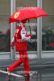 Scuderia Ferrari press officer - Formula 1 World Championship, Rd 16, Japanese Grand Prix, Saturday