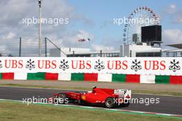 10.10.2010 Suzuka, Japan,  Fernando Alonso (ESP), Scuderia Ferrari - Formula 1 World Championship, Rd 16, Japanese Grand Prix, Sunday Qualifying