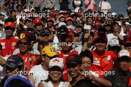 10.10.2010 Suzuka, Japan,  fans - Formula 1 World Championship, Rd 16, Japanese Grand Prix, Sunday