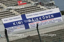07.10.2010 Suzuka, Japan,  Kimi Raikkonen fans - Formula 1 World Championship, Rd 16, Japanese Grand Prix, Thursday