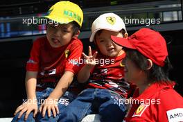 07.10.2010 Suzuka, Japan,  Japanese fans, Scuderia Ferrari  - Formula 1 World Championship, Rd 16, Japanese Grand Prix, Thursday