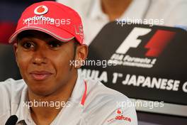 07.10.2010 Suzuka, Japan,  Lewis Hamilton (GBR), McLaren Mercedes - Formula 1 World Championship, Rd 16, Japanese Grand Prix, Thursday Press Conference