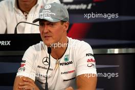 07.10.2010 Suzuka, Japan,  Michael Schumacher (GER), Mercedes GP Petronas - Formula 1 World Championship, Rd 16, Japanese Grand Prix, Thursday Press Conference
