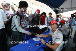 07.10.2010 Suzuka, Japan,  Jenson Button (GBR), McLaren Mercedes - Formula 1 World Championship, Rd 16, Japanese Grand Prix, Thursday