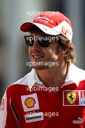 07.10.2010 Suzuka, Japan,  Fernando Alonso (ESP), Scuderia Ferrari  - Formula 1 World Championship, Rd 16, Japanese Grand Prix, Thursday